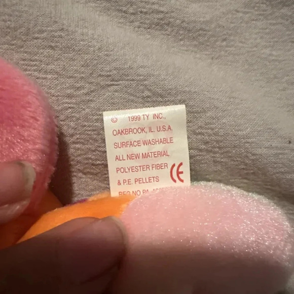 1999 Ty Beanie Baby Lips the Fish with tag - Picture 3 of 8